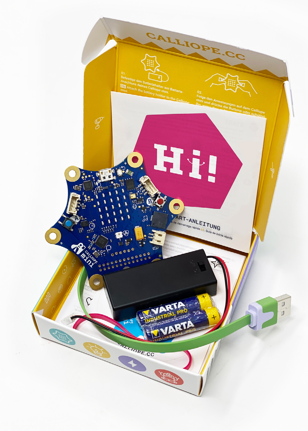 Calliope mini 2.0 mit Flash-Speicher und Bluetooth®