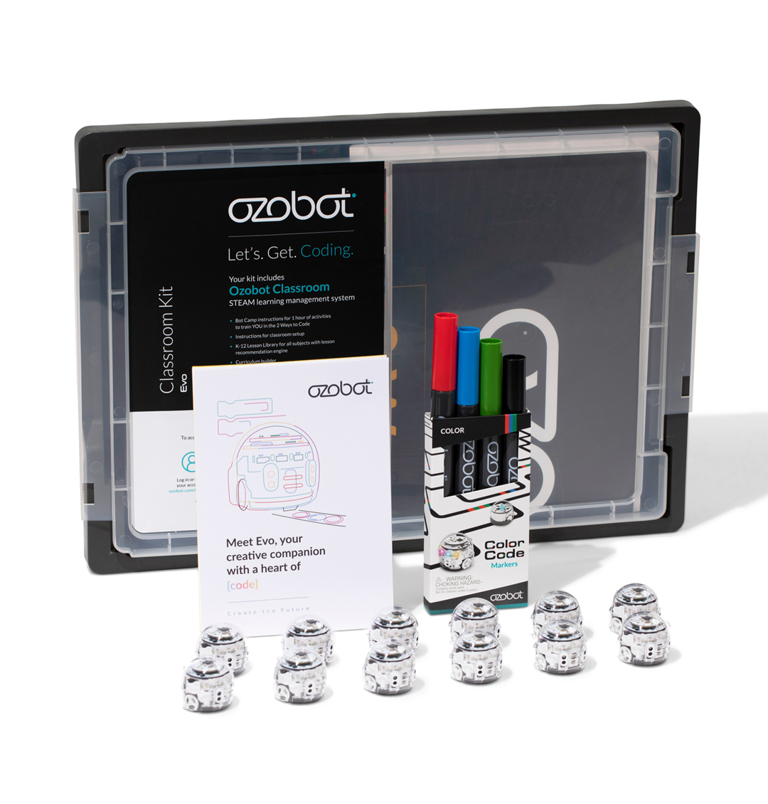 Ozobot Evo Classroom Kit, White