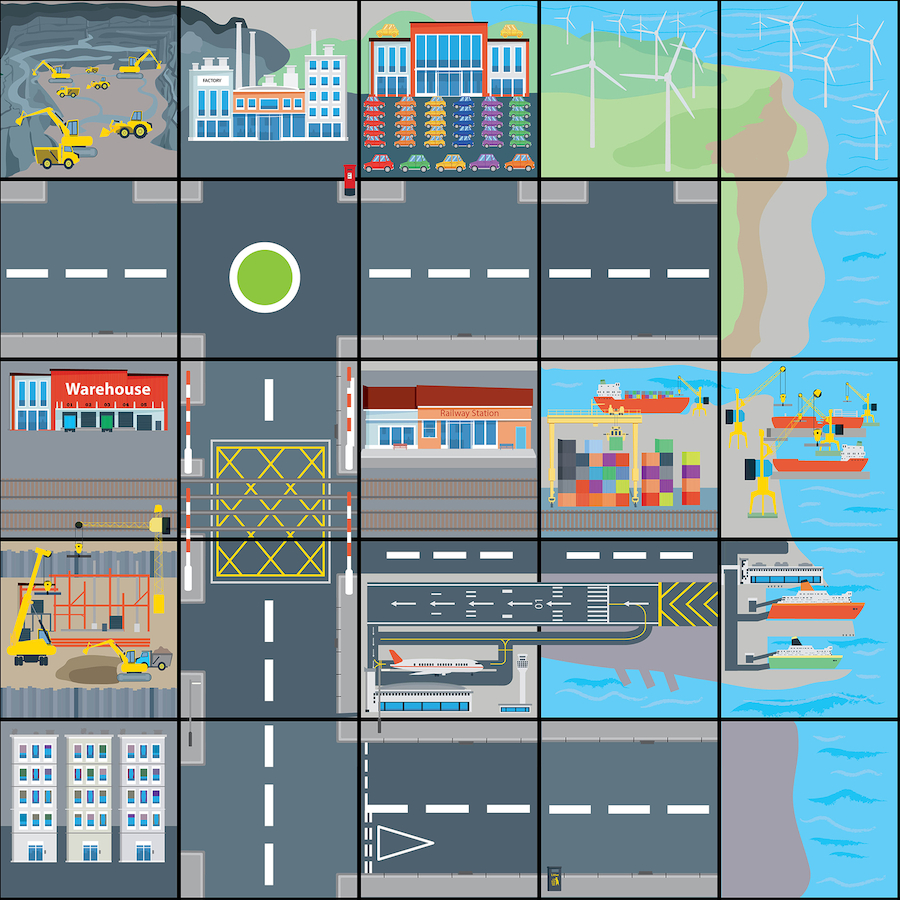 Bee-Bot Transport and Industry Mat