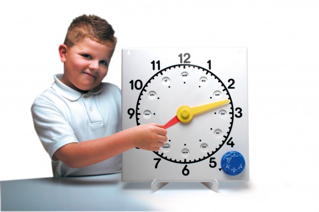 Teaching Clock (German)