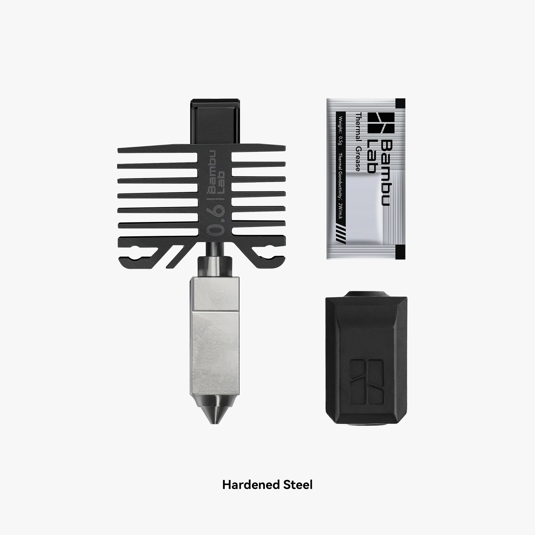 Bambu lab Hotend with hardened Steel Nozzle
