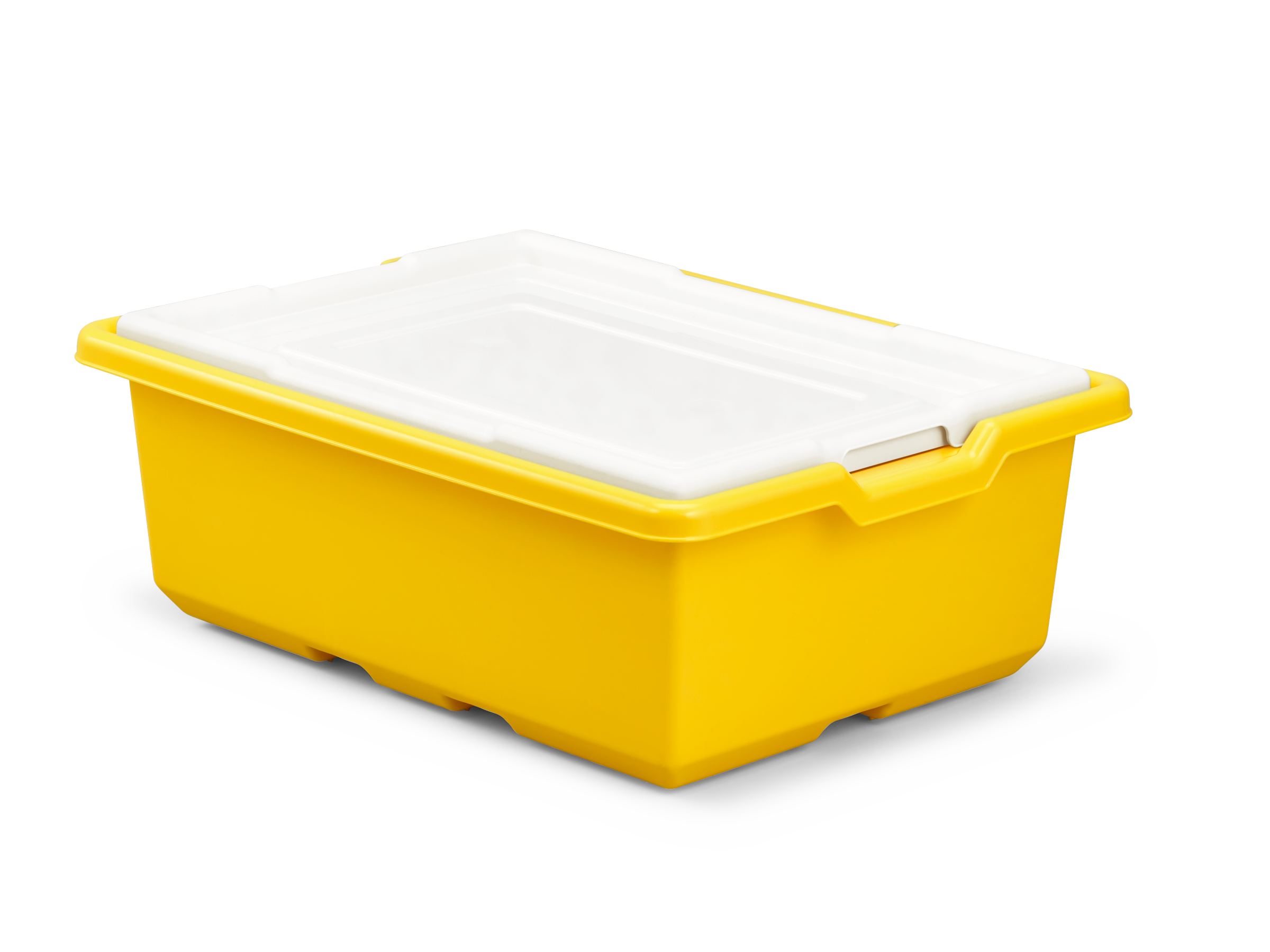Medium storage box, yellow (8 pcs)