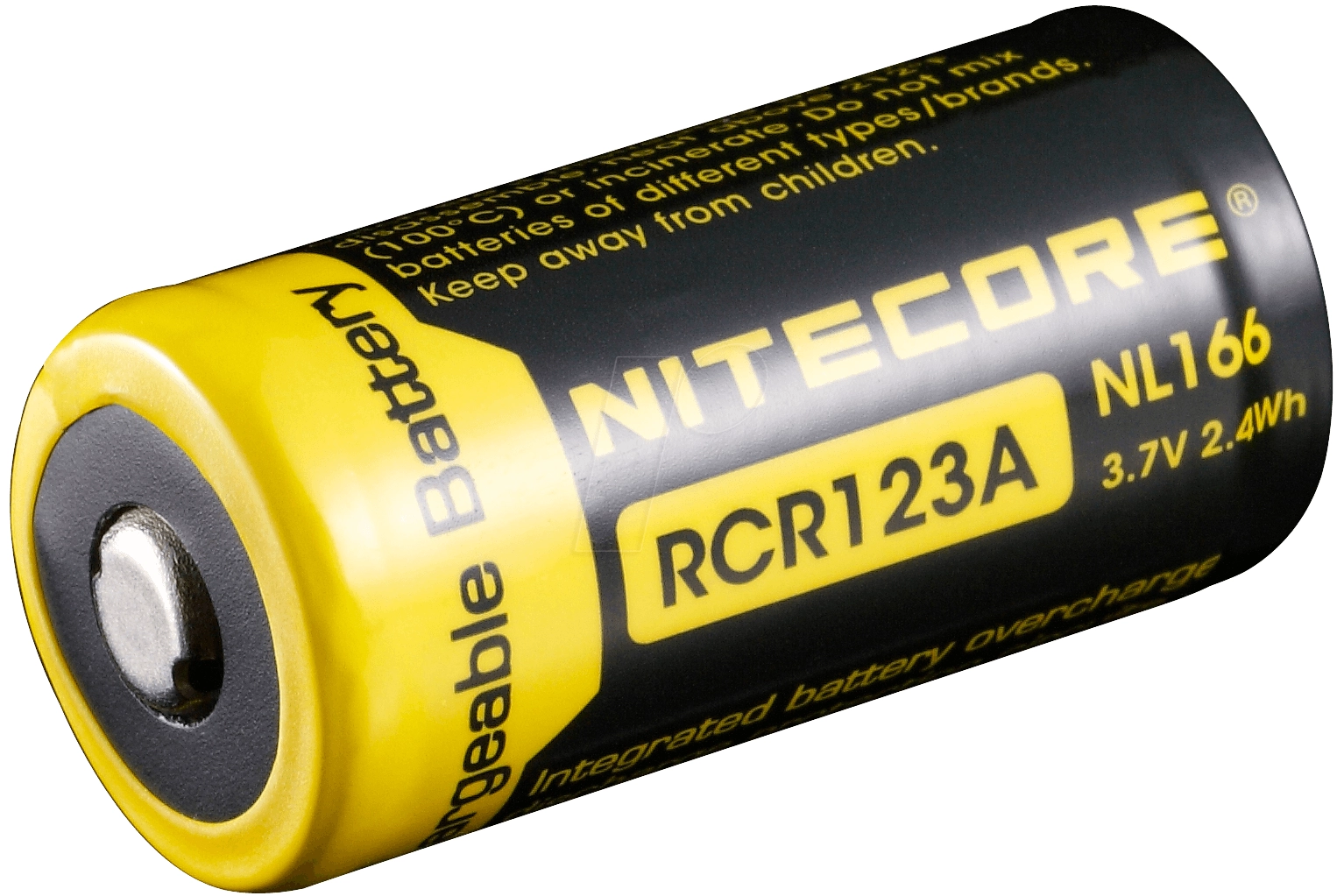 NC NL166 Industriezelle Akku, Li-Ion, 16340, 3,7 V, 650 mAh