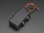 Wasserdichter 2x AA-Batteriehalter mit Ein/Aus-Schalter