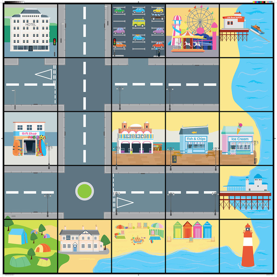 Bee-Bot Seaside Mat